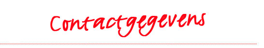 Contactgegevens