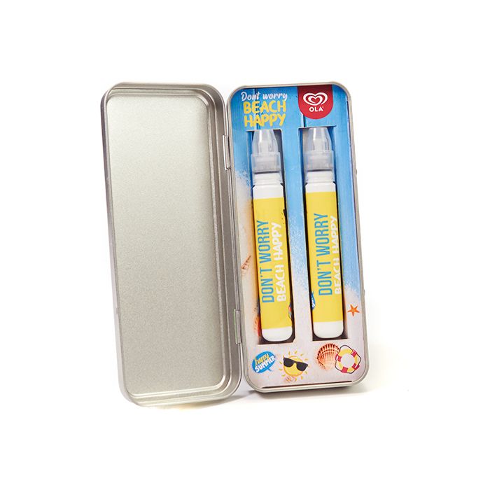 Bak je bruin blik met zonnebrand