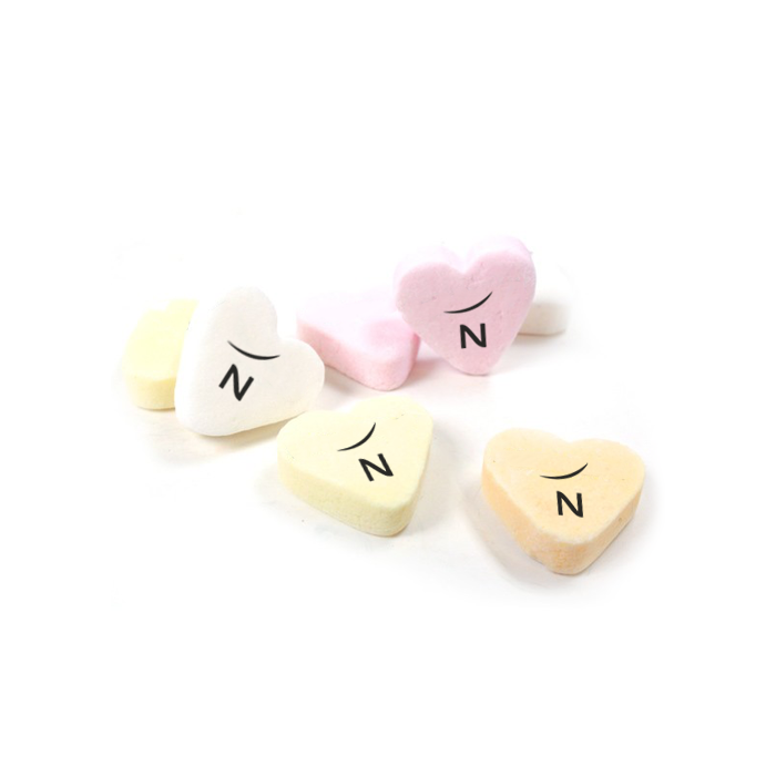 Bedrukte vruchtenhartjes - Novotel