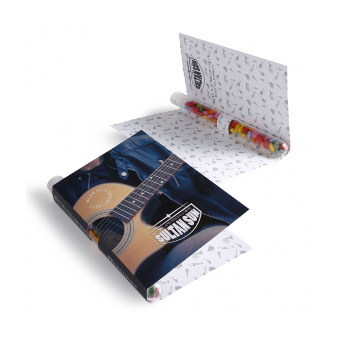 Buisje snoep in eigen kaart