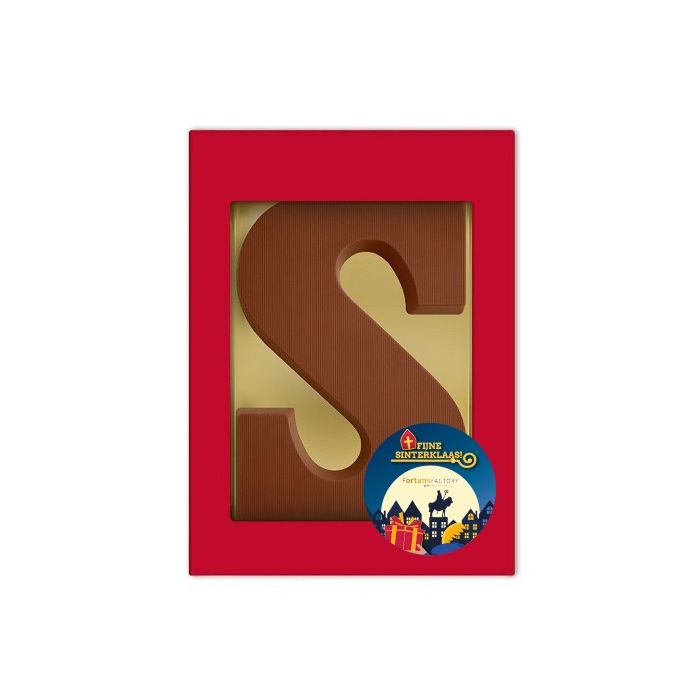 Suikerarme chocoladeletter S