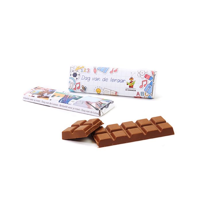 Chocoladereep voor de leraar