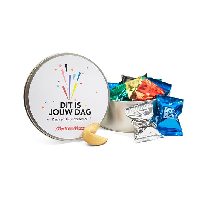 Fortune Cookies in bedrukt blik - Dag van de Ondernemer