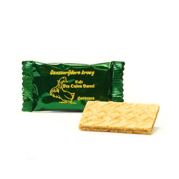 Galette Choc verpakt in een folie met logo opdruk