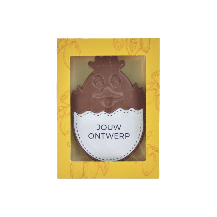 Chocokuiken met eigen ontwerp