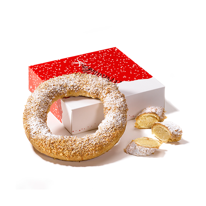 Roomboter kerstkrans - Kruimel