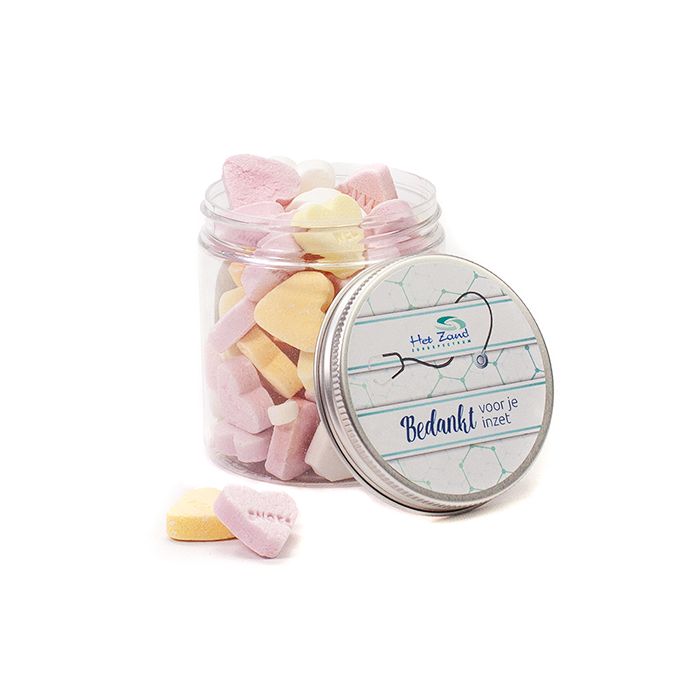 Snoephartjes in platic potje 3