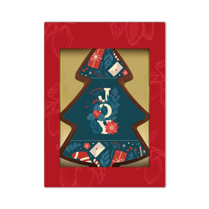 Chocolade kerstboom - Vreugde