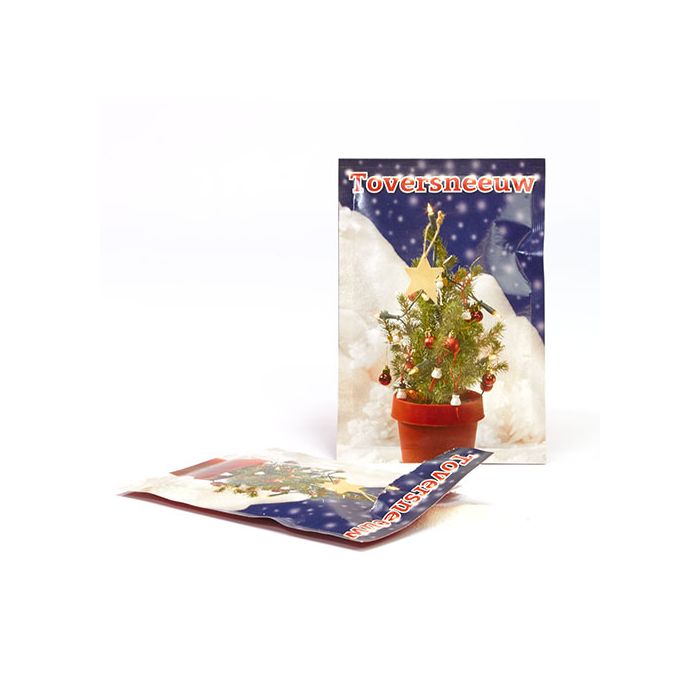 Toversneeuw zakje groot