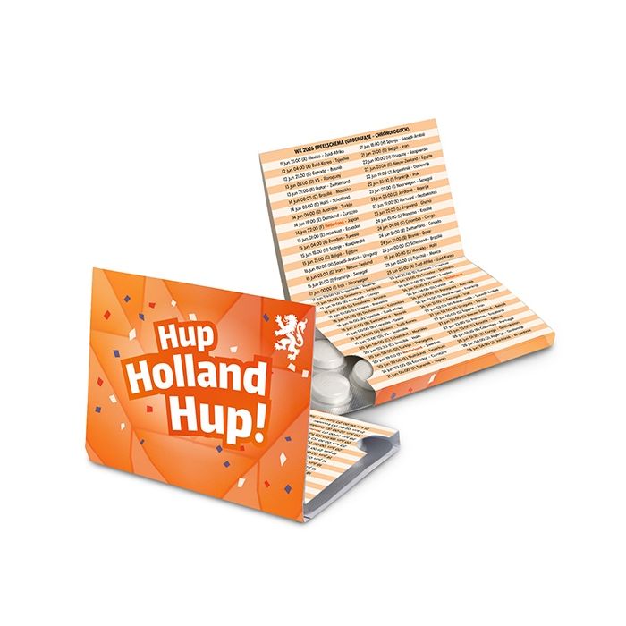 WK schema met pepermunt