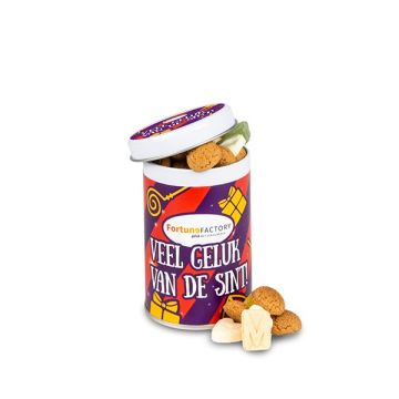 Blikje met 120 gram strooigoed 