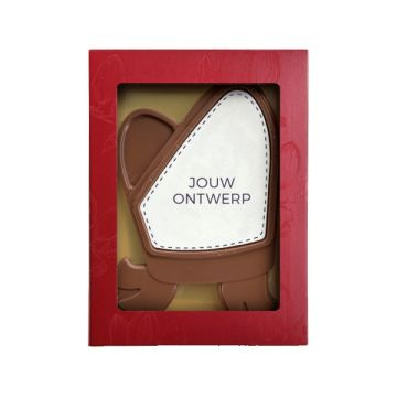 Chocolademijter met eigen ontwerp