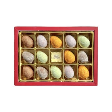 Gevulde paaseitjes met eigen logo 2