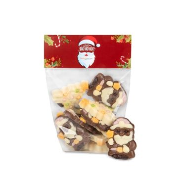Zakje kerstchocolade - groot
