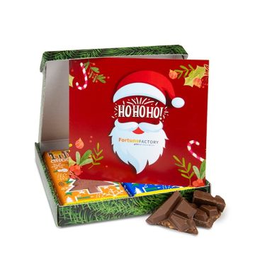 Kerst tony in verzenddoosje met kaart