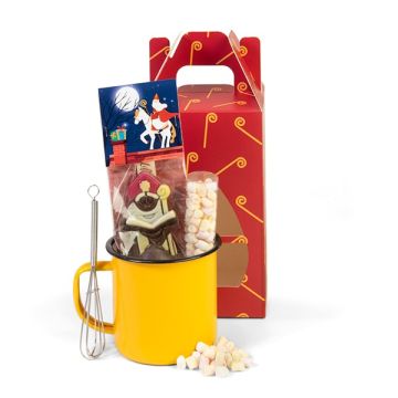 mok met choco in sint doosje