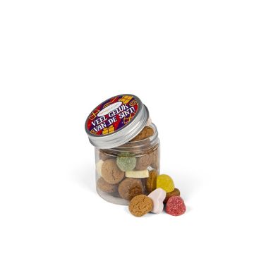 Pet potje met strooigoed - M