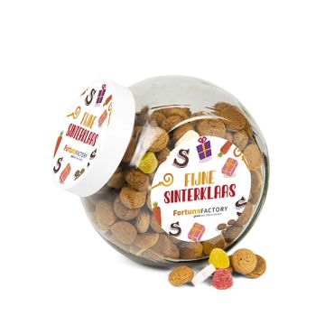 Glazen snoeppot met strooigoed