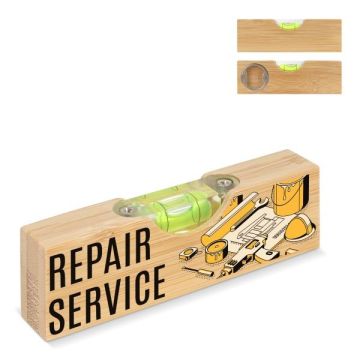 Waterpas flesopener met bedrukking