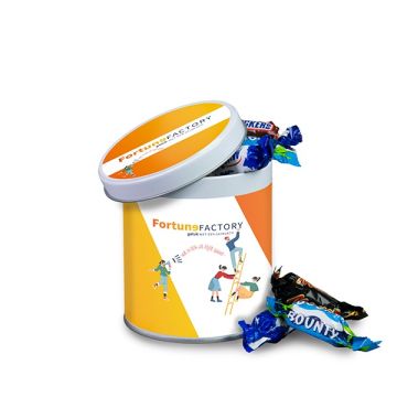 Blik gevuld met celebrations - groot