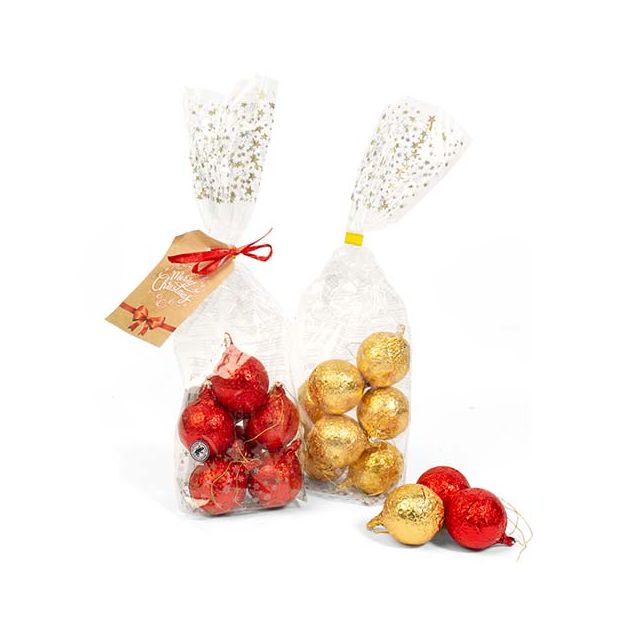 Chocolade kerstballetjes