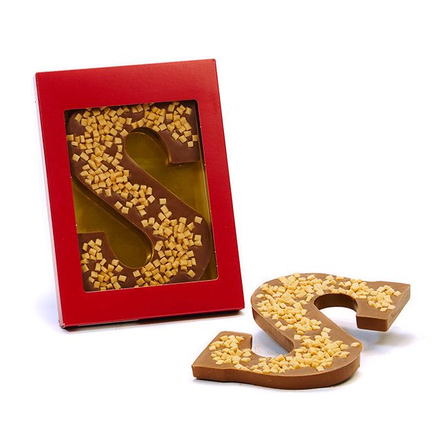 Chocoladeletter S Melk Karamel Zeezout
