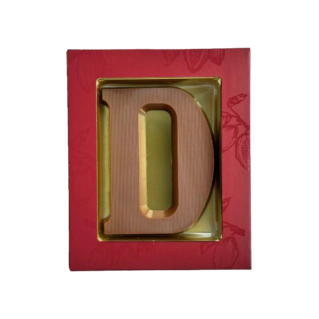 Chocoladeletter D - 80 gram