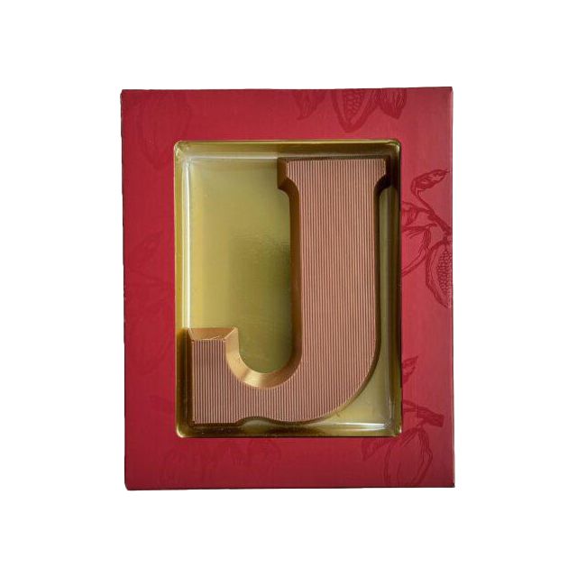 Chocoladeletter J - 80 gram