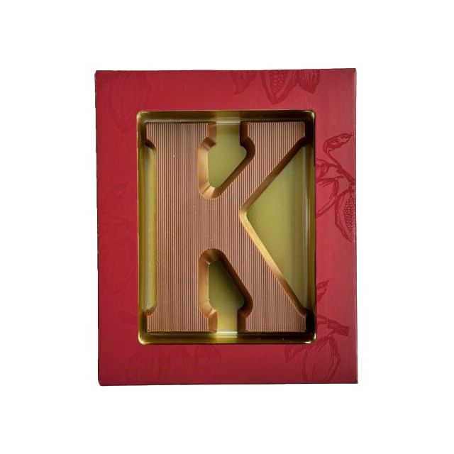 Chocoladeletter K - 80 gram