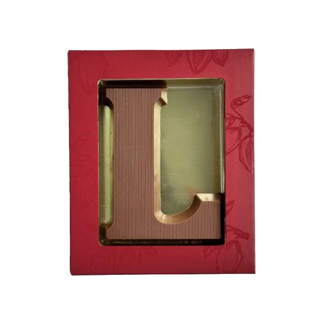 Chocoladeletter L - 80 gram