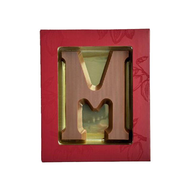 Chocoladeletter M - 80 gram