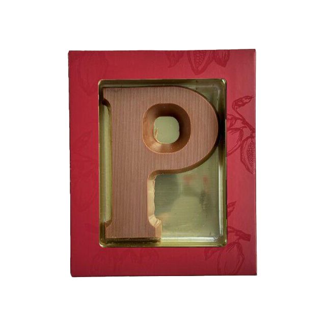Chocoladeletter P - 80 gram