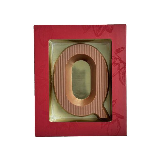 Chocoladeletter Q - 80 gram