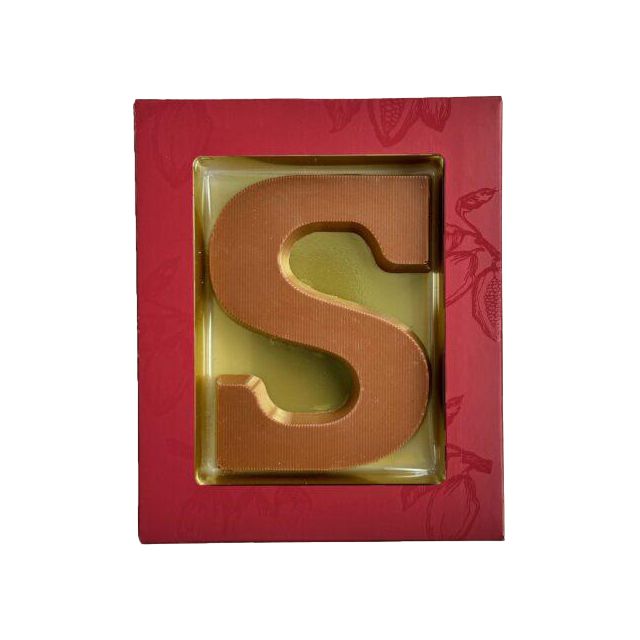 Chocoladeletter S - 80 gram