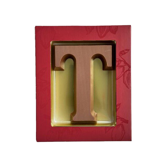 Chocoladeletter T - 80 gram