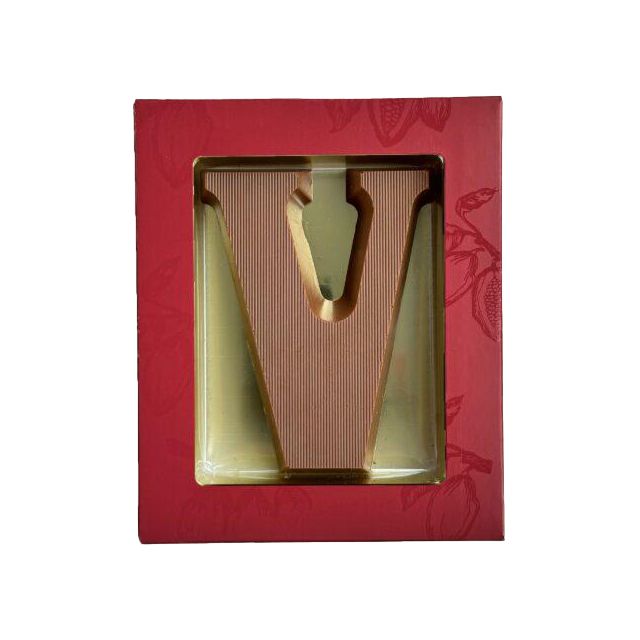Chocoladeletter V - 80 gram