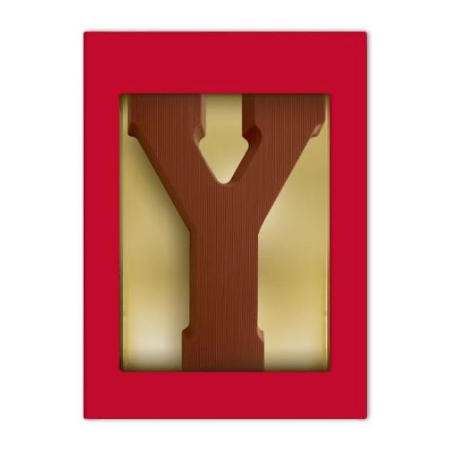 Chocoladeletter Y - 200 gram