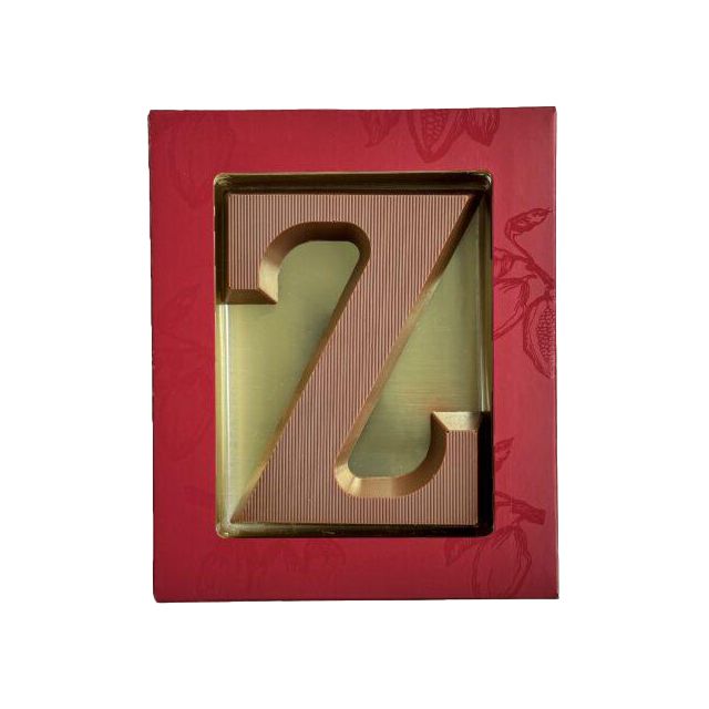 Chocoladeletter Z - 80 gram