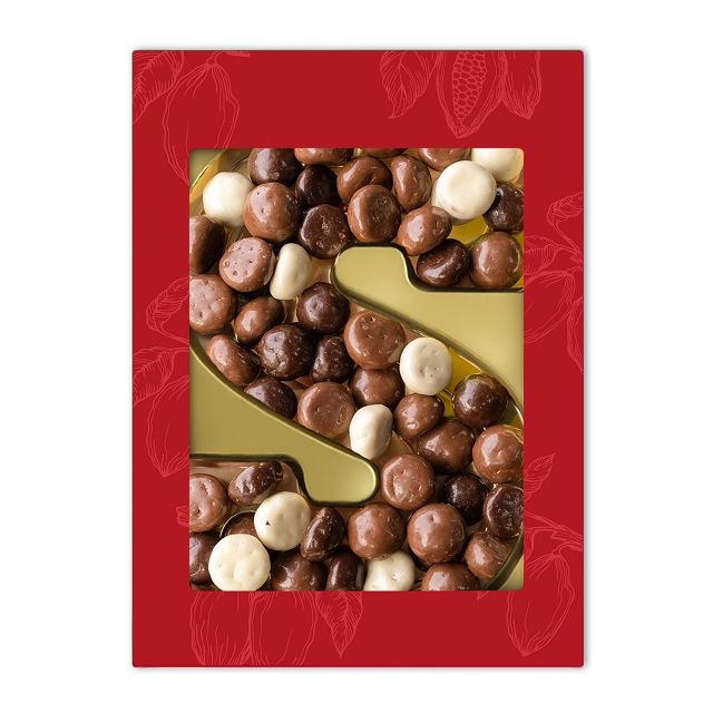 Letter van chocoladekruidnoten