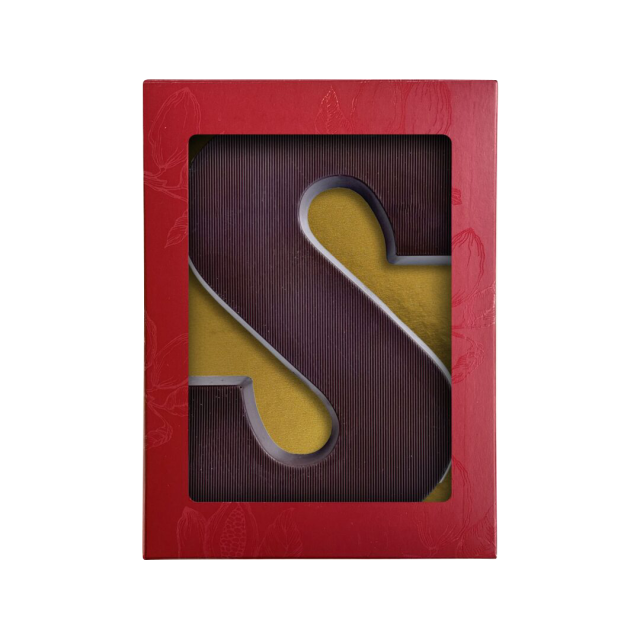 Vegan Puur chocoladeletter S - 200 gram