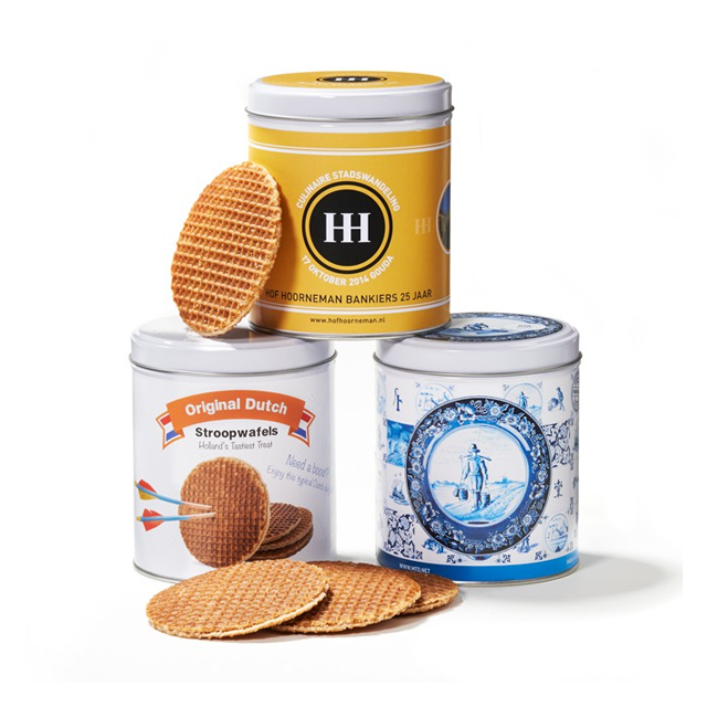 Stroopwafels in blik