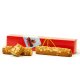 Gevulde speculaasstaaf in rode doos