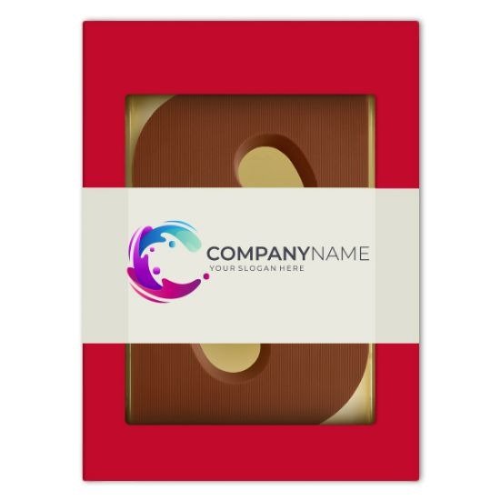 Chocoladeletter met logo Y