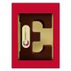Chocoladeletter met logo E 2
