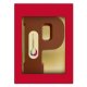 Chocoladeletter met logo P