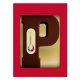 Chocoladeletter met logo P