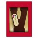 Chocoladeletter met logo V