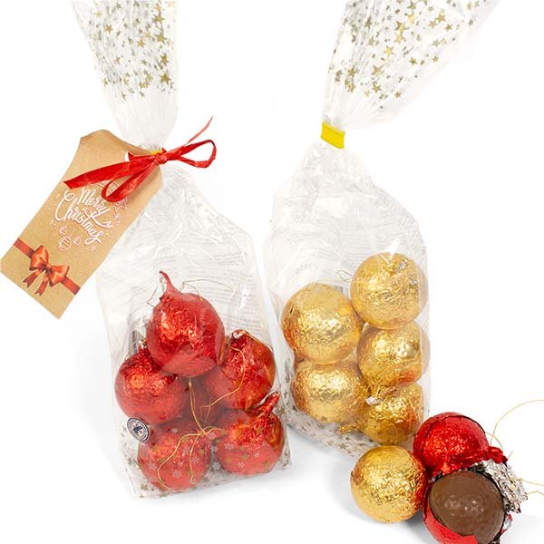Chocolade kerstballen