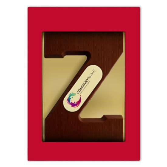 Chocoladeletter met logo Z