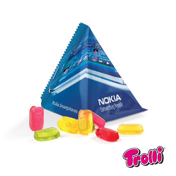 Jelly snoepjes in driehoekzakje